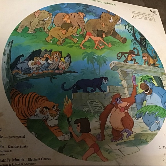 DISNEY RECORD   JungleBook record … picture disc .. motion picture soundtrack - Picture 8 of 15